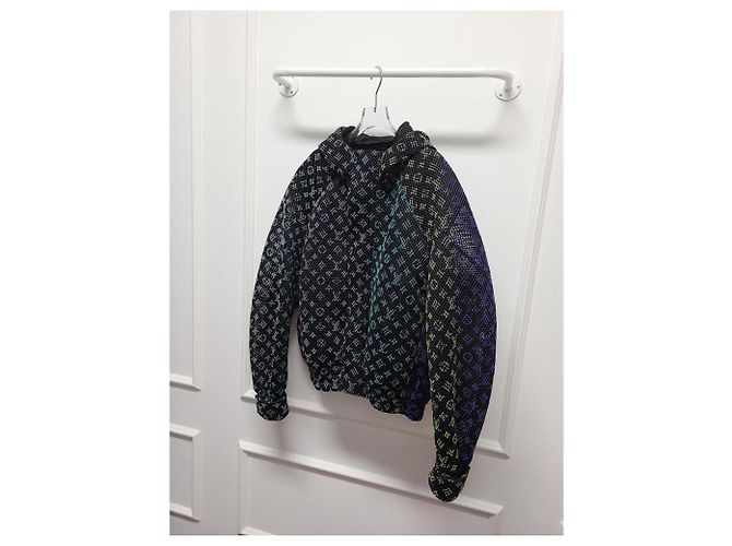 Louis Vuitton Gradient Monogram Mesh Zip-Up Jacke Mehrfarben - Ansicht 3