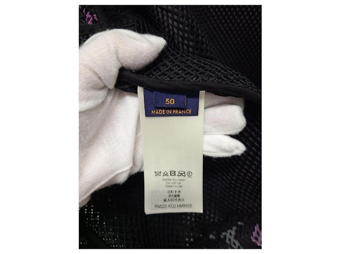Louis Vuitton Gradient Monogram Mesh Zip-Up Jacke Mehrfarben - Ansicht 6