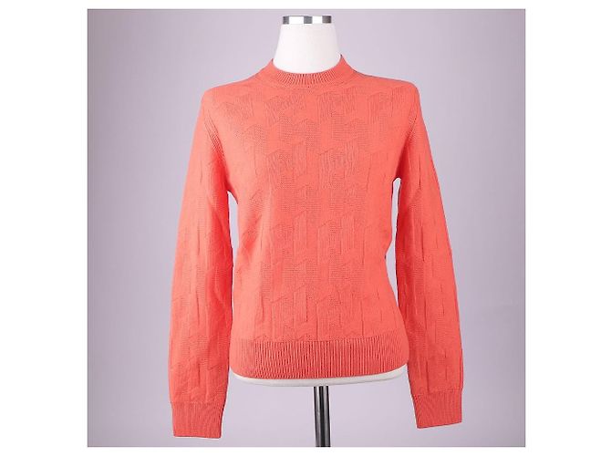 Hermès Suéter de cashmere de manga larga Roja - vista 11