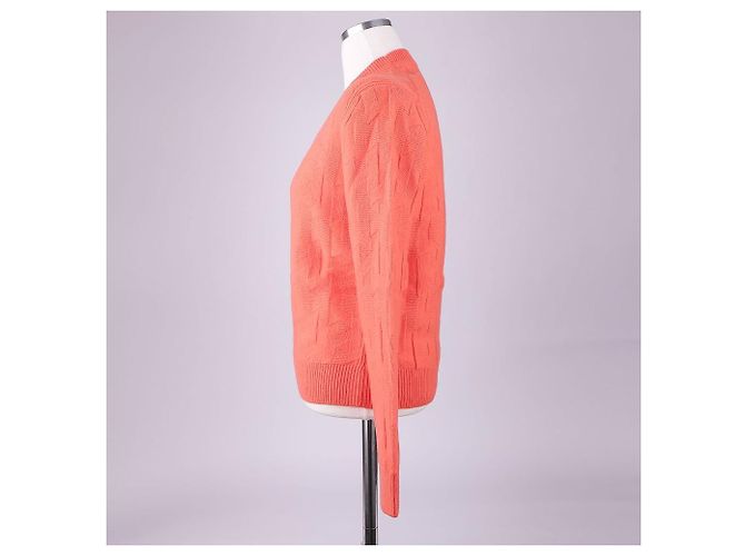 Hermès Suéter de cashmere de manga larga Roja - vista 12