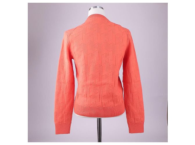 Hermès Suéter de cashmere de manga larga Roja - vista 13