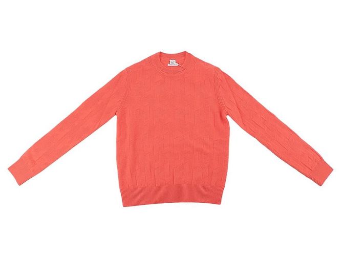 Hermès Suéter de cashmere de manga larga Roja - vista 7