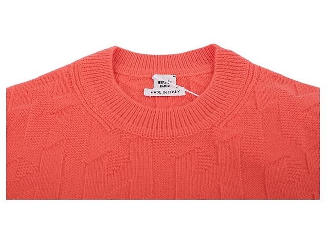 Hermès Suéter de cashmere de manga larga Roja - vista 8