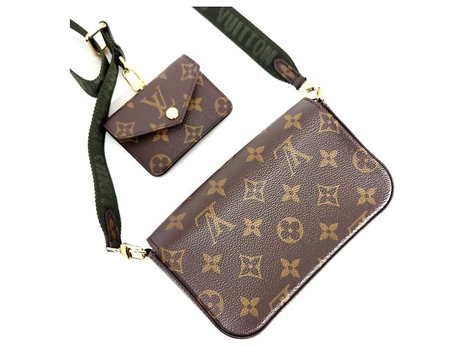 Louis Vuitton Borsa a tracolla Monogram Felicie Strap and Go Multicolore - vista 3