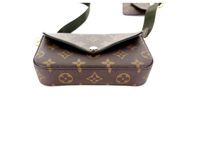 Louis Vuitton Borsa a tracolla Monogram Felicie Strap and Go Multicolore - vista 5