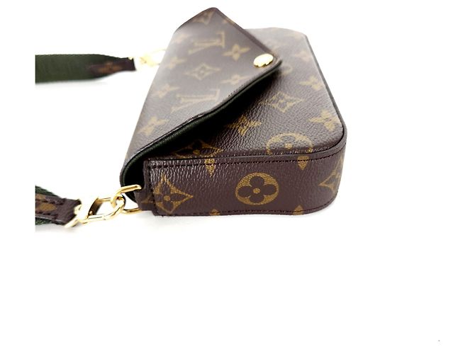 Louis Vuitton Borsa a tracolla Monogram Felicie Strap and Go Multicolore - vista 6