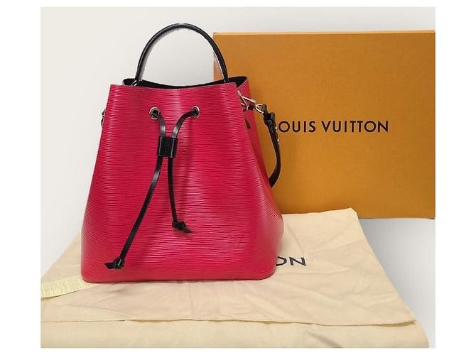 Néonoé Louis Vuitton Grenade Pink Noir Epi NeoNoe Rosa - vista 8