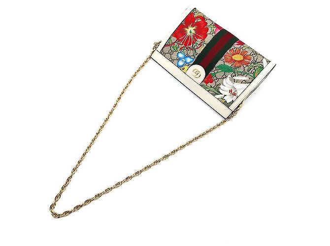 Gucci Borsa a Spalla Ophidia GG Supreme Multicolore - vista 4