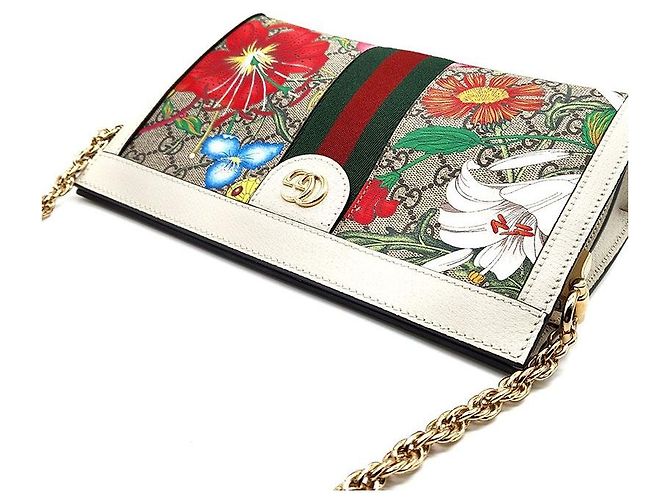 Gucci Borsa a Spalla Ophidia GG Supreme Multicolore - vista 6