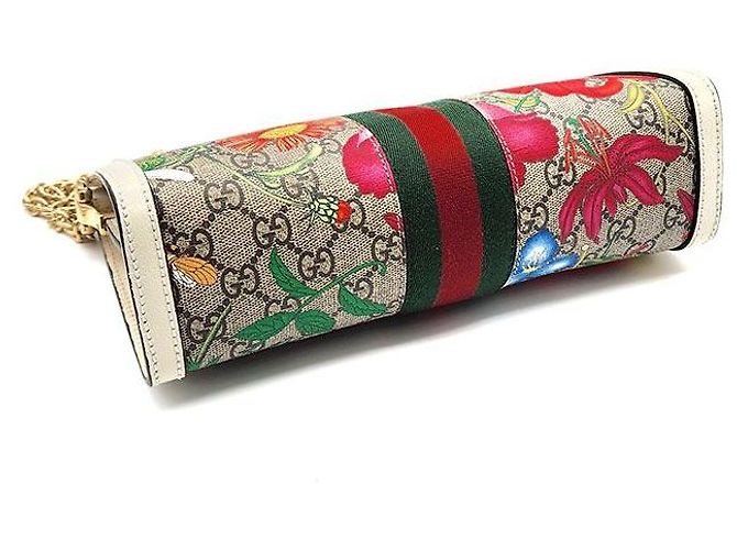 Gucci Borsa a Spalla Ophidia GG Supreme Multicolore - vista 7