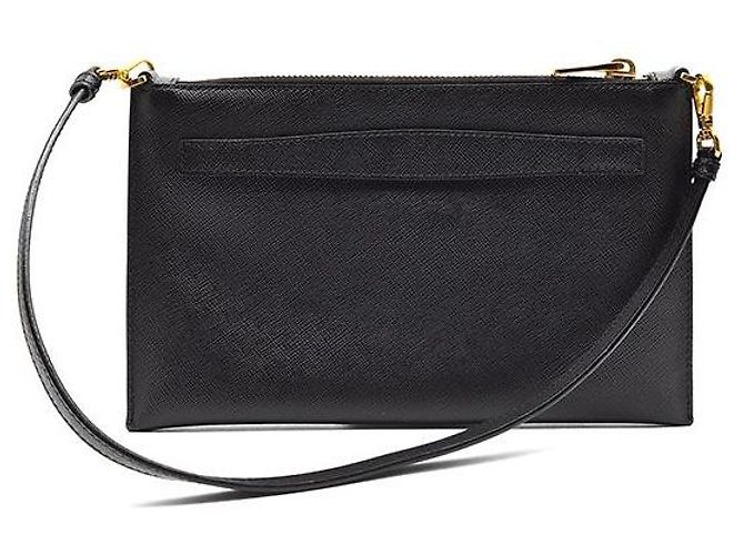 Prada Saffiano Mini Schultertasche Schwarz - Ansicht 3