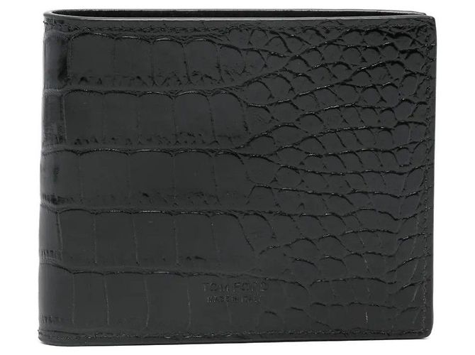 Tom Ford Crocodile Wallet Black - view 2