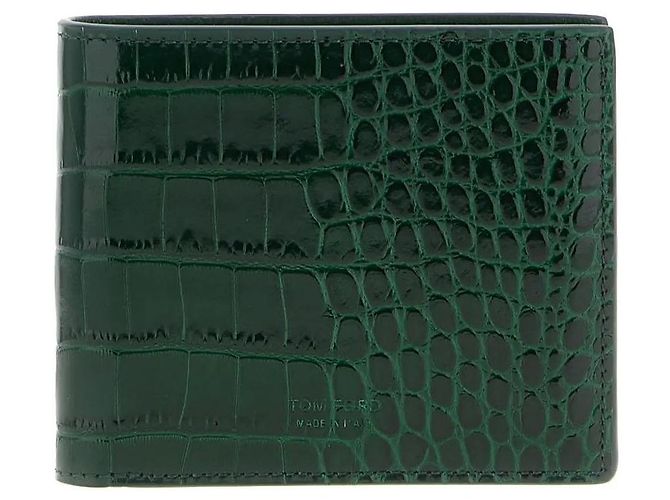 Tom Ford Crocodile Wallet Black - view 4