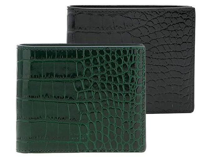 Tom Ford Crocodile Wallet Black - view 6