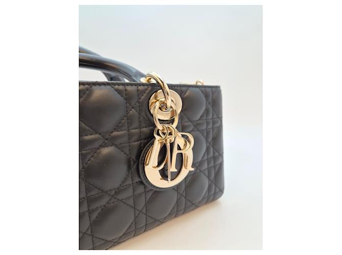 Lady Dior Medium Black Negro - vista 13
