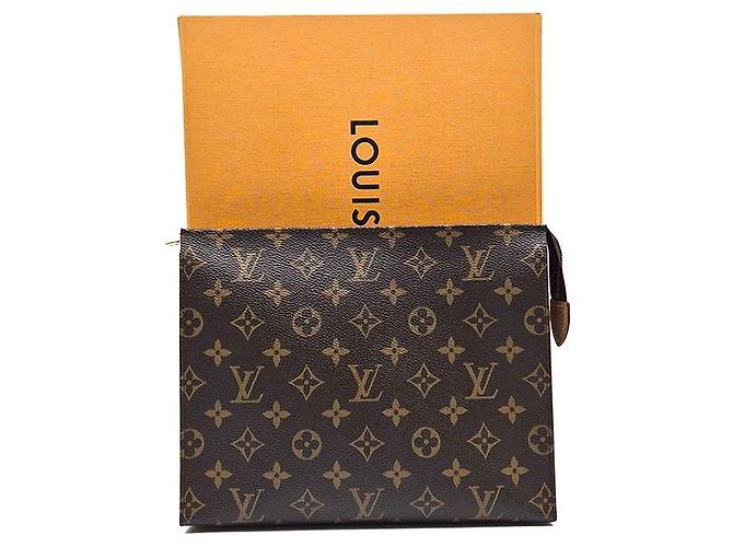 Louis Vuitton Beauty case Monogram Marrone - vista 7