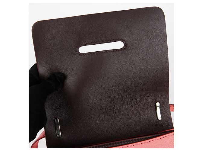 Burberry Borsa a tracolla in pelle rosa - vista 14