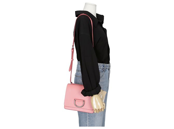 Burberry Borsa a tracolla in pelle rosa - vista 17