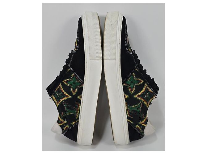 Louis Vuitton Sneakers Jacquard Woven LV Ollie Arancione - vista 4