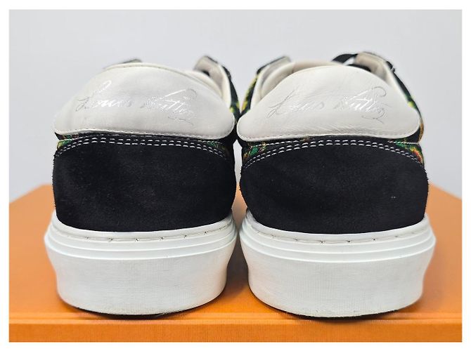 Louis Vuitton Sneakers Jacquard Woven LV Ollie Arancione - vista 5