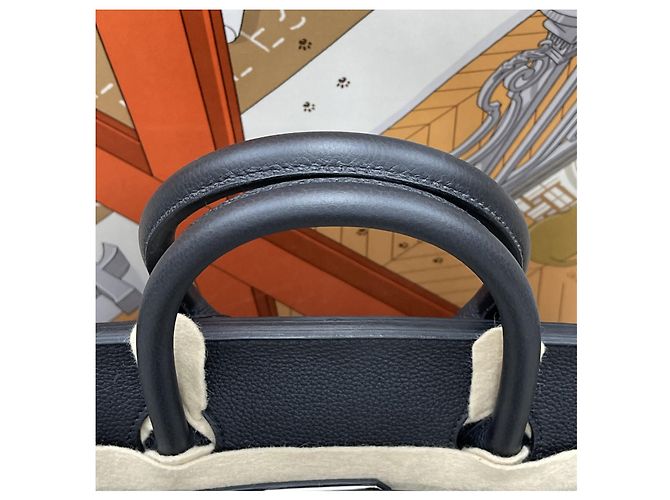Hermès Birkin Ota Croc Black Silver stamp Nero - vista 10
