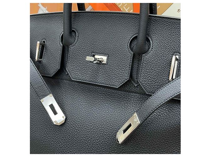 Hermès Birkin Ota Croc Black Silver stamp Nero - vista 8