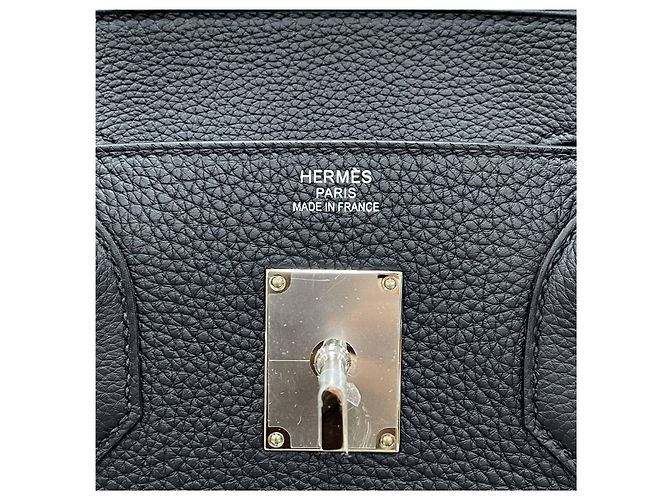 Hermès Birkin Ota Croc Black Silver stamp Nero - vista 9