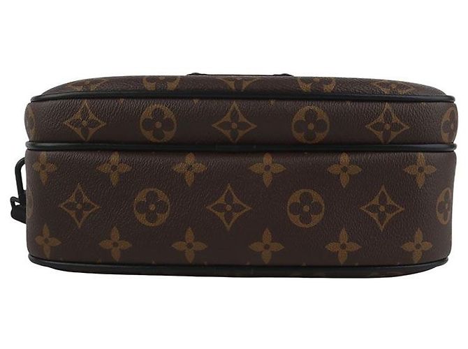 Louis Vuitton Borsa a tracolla messenger con chiusura monogramma Nero - vista 6