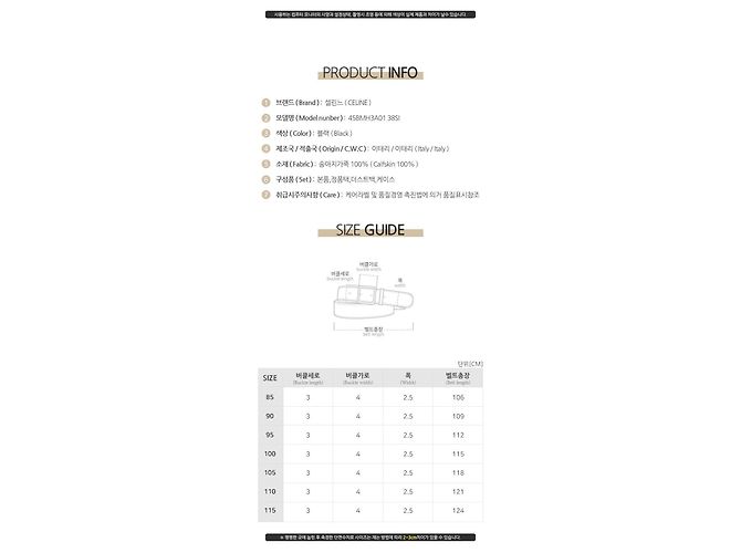 Céline Men's Torilón Leather Belt (Black) - view 5