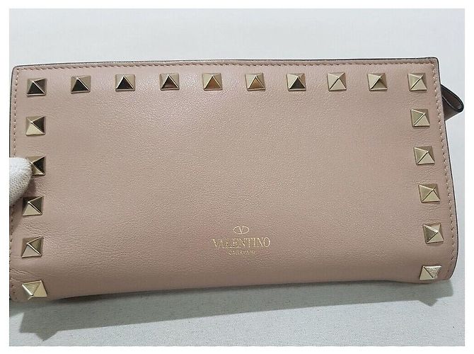 Valentino Rockstud Damen-Langgeldbörse Braun - Ansicht 3