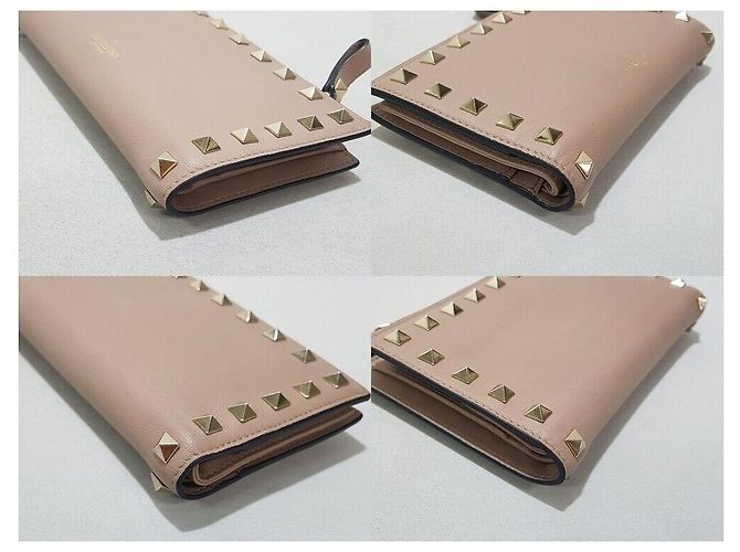 Valentino Rockstud Damen-Langgeldbörse Braun - Ansicht 7