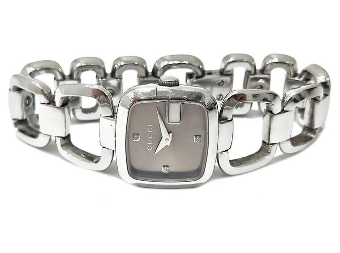Gucci Diamant-Stahl-Uhr - Ansicht 4