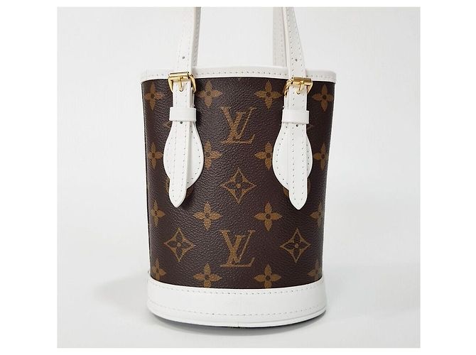 Louis Vuitton Borsa Bucket Monogram Nano - vista 4