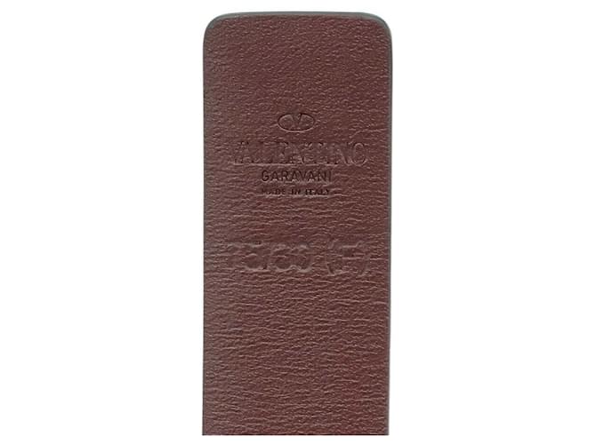 Valentino Cinturón de cuero reversible Roja - vista 3