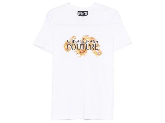 Versace T-shirt con stampa Baroque Wave - vista 4