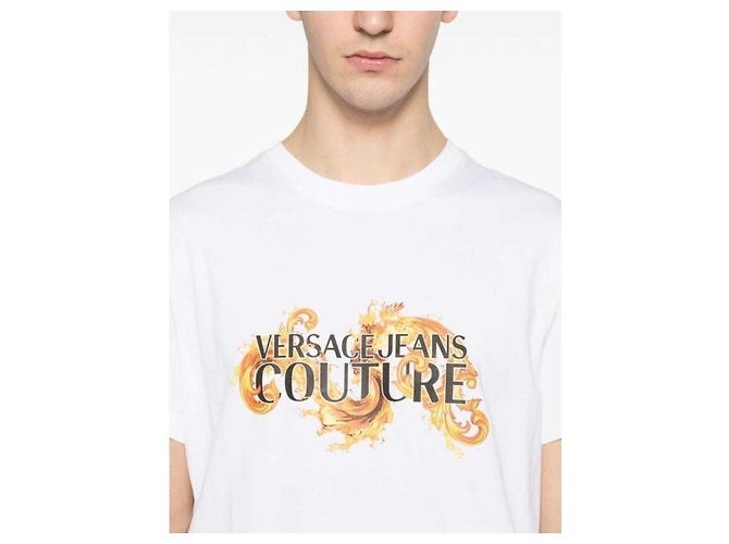 Versace T-shirt con stampa Baroque Wave - vista 8