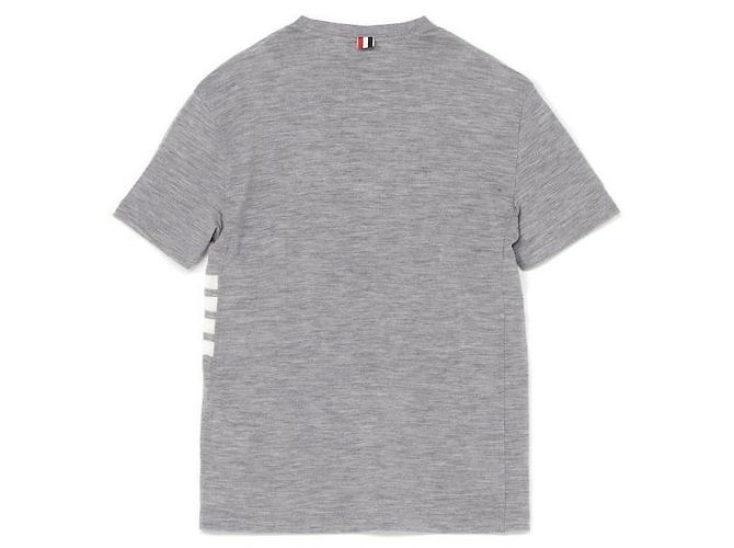 Thom Browne Camiseta de manga curta em jersey de lã - vista 4