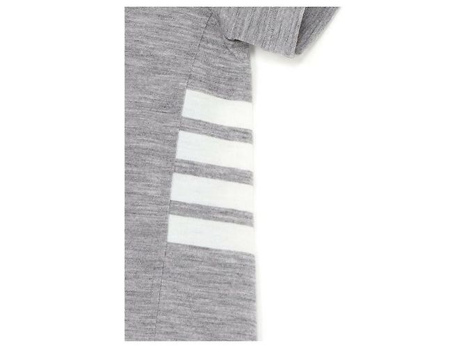 Thom Browne Camiseta de manga curta em jersey de lã - vista 7