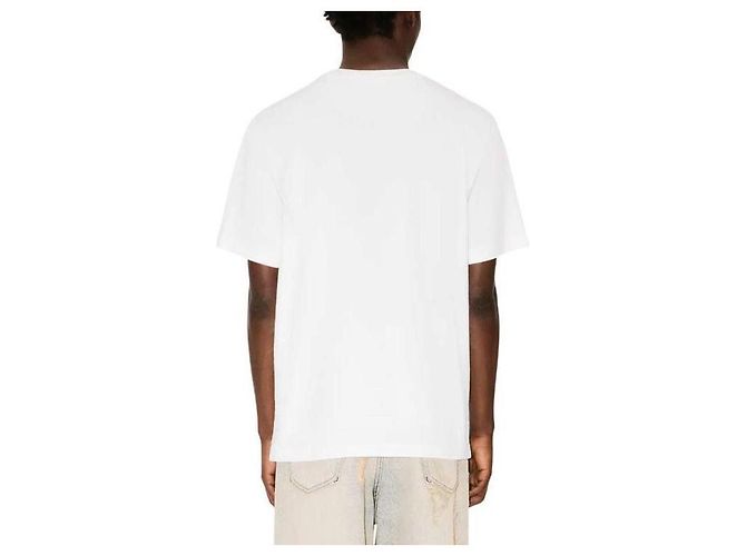 Kenzo Wild Tiger Embroidered Cotton T-Shirt White - view 8