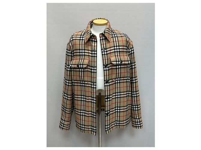 Burberry Sovracamicia in lana e cotone con motivo vintage Multicolore - vista 2
