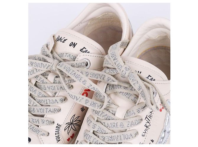 Zadig & Voltaire Sneakers FLY ON non utilizzate Bianco - vista 2
