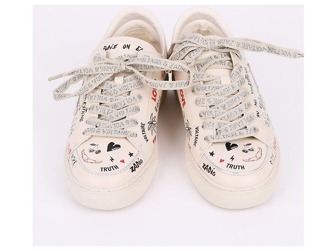 Zadig & Voltaire Sneakers FLY ON non utilizzate Bianco - vista 3