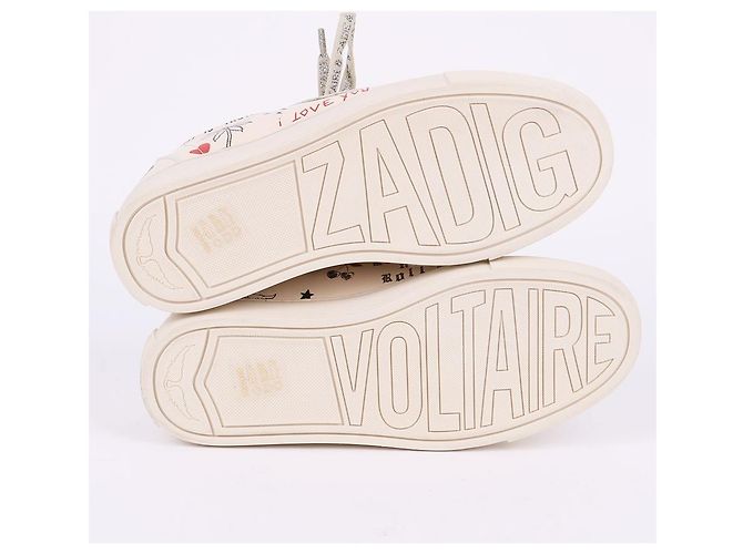 Zadig & Voltaire Sneakers FLY ON non utilizzate Bianco - vista 9