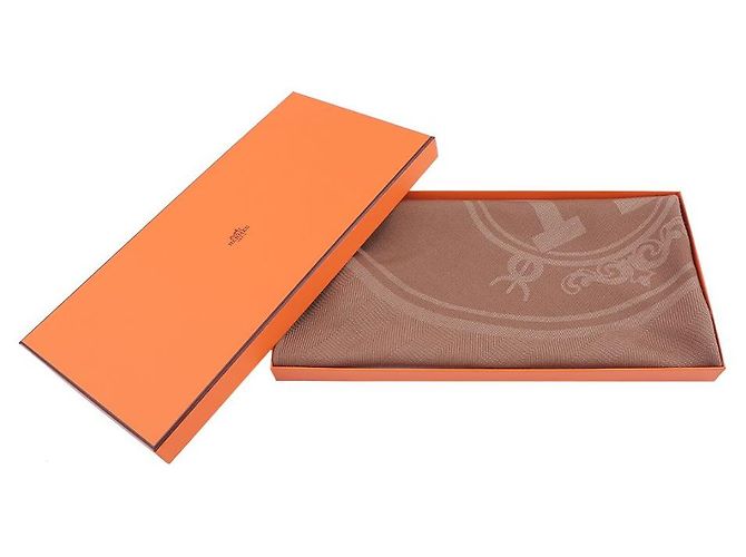 Hermès Nueva estola Libris Castaño - vista 2