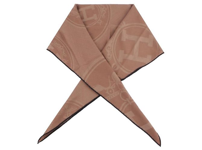 Hermès Nueva estola Libris Castaño - vista 7