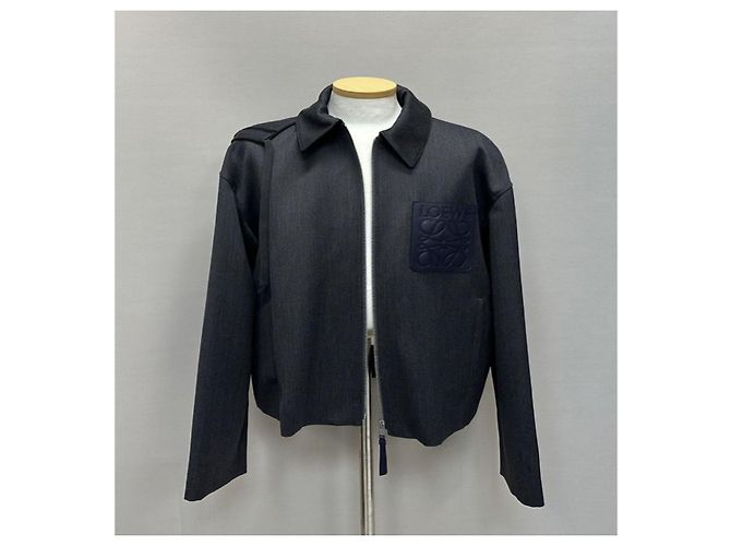 Loewe Bomber con cappuccio monogramma Nero - vista 2