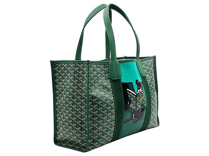 Goyard Billet Jacquard Canvas MM Tote Bag Mehrfarben - Ansicht 4