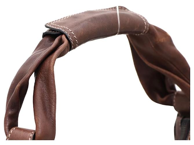 Tod's Borsa Hobo e Borsa a Spalla Marrone - vista 5