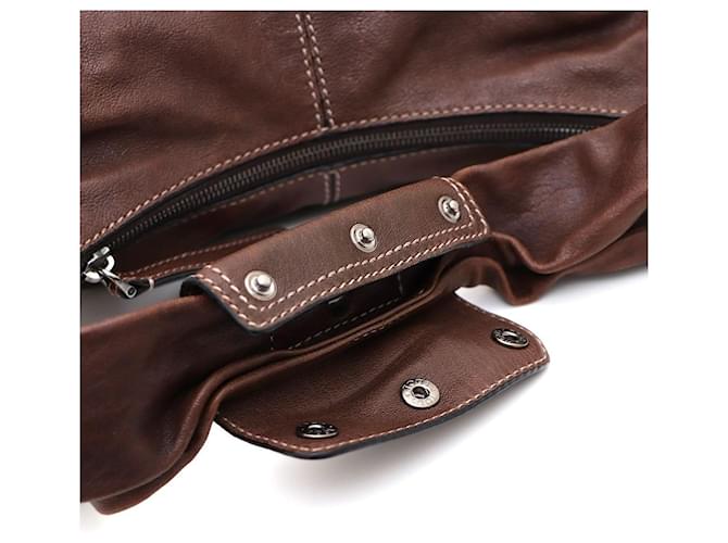 Tod's Borsa Hobo e Borsa a Spalla Marrone - vista 9