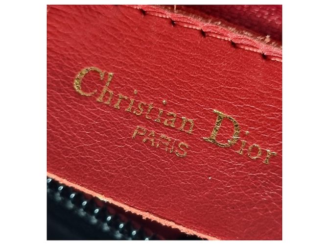 Dior Petit sac cabas Lady Cannage (Premium, Noir avec finitions dorées) - vue 20